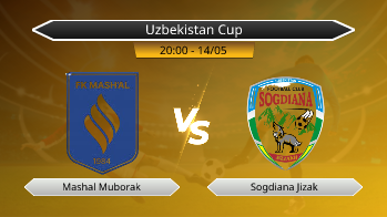 Uzbekistan Cup Mashal Muborak VS Sogdiana Jizak