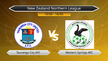 New Zealand Northern League Tauranga City AFC VS Western Springs AFC