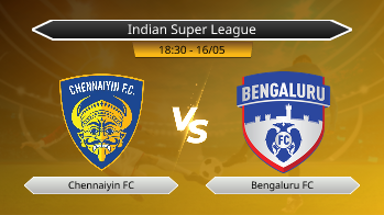 Indian Super League Chennaiyin FC VS Bengaluru FC