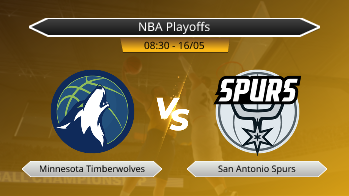 NBA Playoffs Minnesota Timberwolves VS San Antonio Spurs
