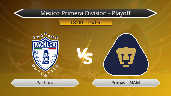 Mexico Primera Division - Playoff Pachuca VS Pumas UNAM