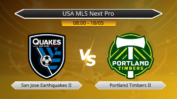 USA MLS Next Pro San Jose Earthquakes II VS Portland Timbers II