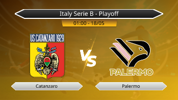 Italy Serie B - Playoff Catanzaro VS Palermo