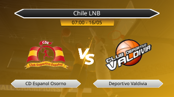 Chile LNB CD Espanol Osorno VS Deportivo Valdivia