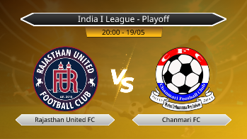 India I League - Playoff Rajasthan United FC VS Chanmari FC