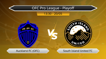 OFC Pro League - Playoff Auckland FC (OFC) VS South Island United FC