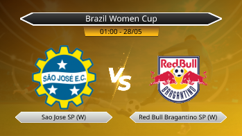 Brazil Women Cup Sao Jose SP (W) VS Red Bull Bragantino SP (W)