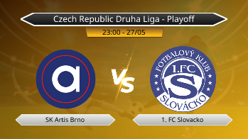 Czech Republic Druha Liga - Playoff SK Artis Brno VS 1. FC Slovacko