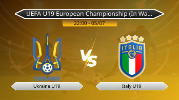 UEFA U19 European Championship (In Wales) - Ukraine U19 vs Italy U19
