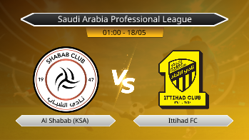 Saudi Arabia Professional League Al Shabab (KSA) VS Ittihad FC