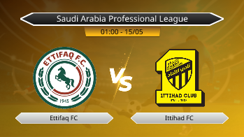 Saudi Arabia Professional League - Ettifaq FC vs Ittihad FC