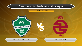 Saudi Arabia Professional League - Al Ahli Saudi Club vs Al Kholood