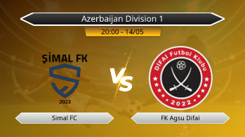 Azerbaijan Division 1 Simal FC VS FK Agsu Difai