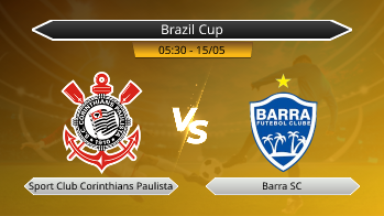 Brazil Cup Sport Club Corinthians Paulista VS Barra SC