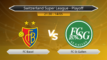 Switzerland Super League - Playoff FC Basel VS FC St Gallen