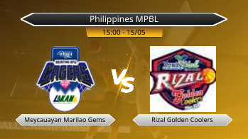 Philippines MPBL Meycauayan Marilao Gems VS Rizal Golden Coolers