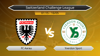 Switzerland Challenge League FC Aarau VS Yverdon Sport