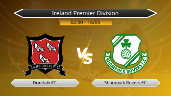 Ireland Premier Division Dundalk FC VS Shamrock Rovers FC