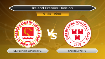 Ireland Premier Division St. Patricks Athletic FC VS Shelbourne FC