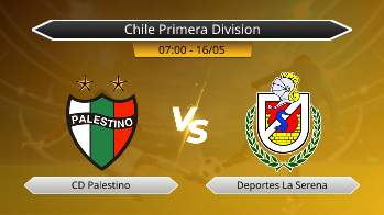 Chile Primera Division CD Palestino VS Deportes La Serena