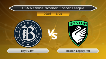 USA National Women Soccer League Bay FC (W) VS Boston Legacy (W)