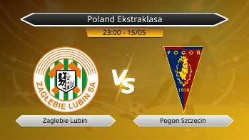 Poland Ekstraklasa Zaglebie Lubin VS Pogon Szczecin