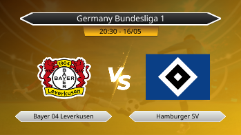 Germany Bundesliga 1 - Bayer 04 Leverkusen vs Hamburger SV