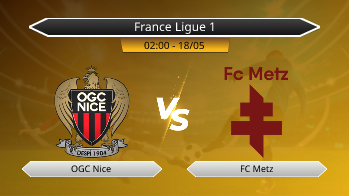France Ligue 1 OGC Nice VS FC Metz