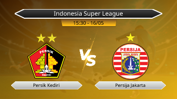 Indonesia Super League Persik Kediri VS Persija Jakarta