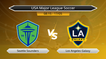 USA Major League Soccer Seattle Sounders VS Los Angeles Galaxy