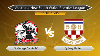 Australia New South Wales Premier League St George Saints FC VS Sydney United