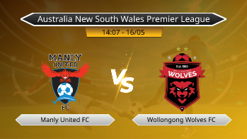 Australia New South Wales Premier League Manly United FC VS Wollongong Wolves FC
