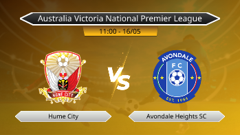 Australia Victoria National Premier League Hume City VS Avondale Heights SC