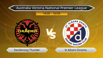 Australia Victoria National Premier League Dandenong Thunder VS St Albans Dinamo