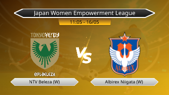 Japan Women Empowerment League NTV Beleza (W) VS Albirex Niigata (W)