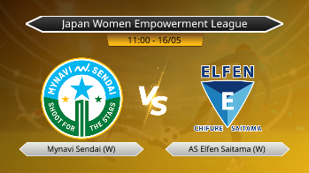 Japan Women Empowerment League Mynavi Sendai (W) VS AS Elfen Saitama (W)