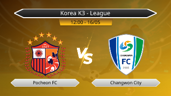 Korea K3 - League Pocheon FC VS Changwon City