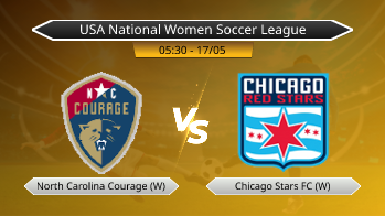 USA National Women Soccer League North Carolina Courage (W) VS Chicago Stars FC (W)