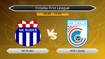 Croatia First League NK Rudes VS HNK Cibalia
