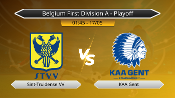 Belgium First Division A - Playoff Sint-Truidense VV VS KAA Gent