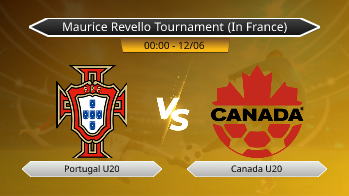 Maurice Revello Tournament (In France) - Portugal U20 vs Canada U20