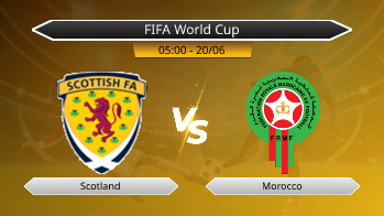 FIFA World Cup - Scotland vs Morocco