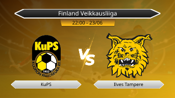 Finland Veikkausliiga - KuPS vs Ilves Tampere