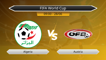 FIFA World Cup - Algeria vs Austria