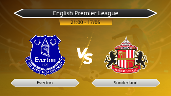 English Premier League Everton VS Sunderland