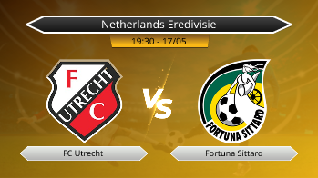 Netherlands Eredivisie FC Utrecht VS Fortuna Sittard