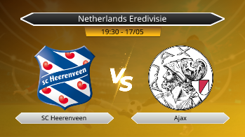Netherlands Eredivisie SC Heerenveen VS Ajax