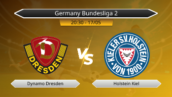 Germany Bundesliga 2 Dynamo Dresden VS Holstein Kiel
