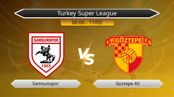 Turkey Super League Samsunspor VS Goztepe AS