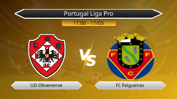 Portugal Liga Pro UD Oliveirense VS FC Felgueiras